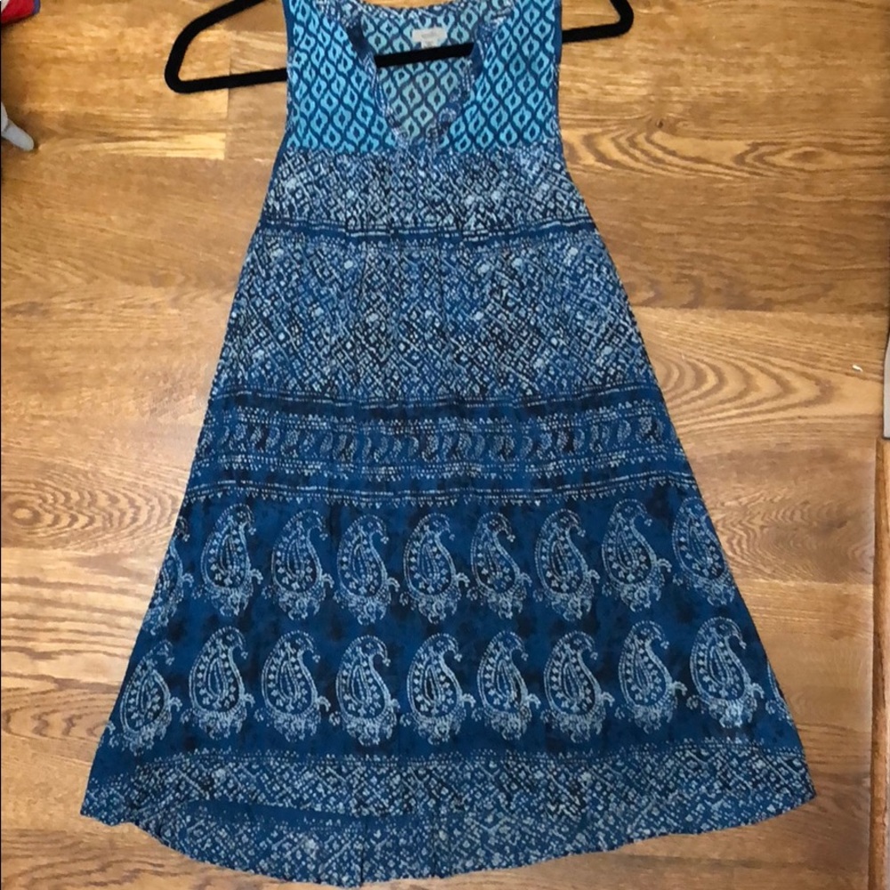 Urban outfitters blue tribal print tank dress